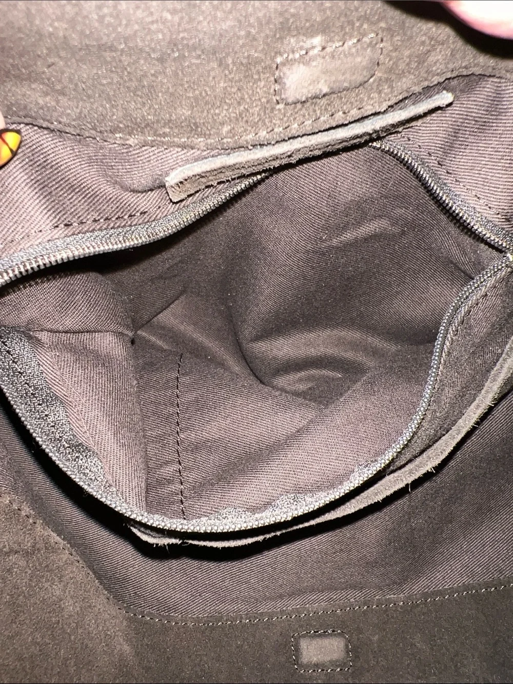 Banana Republic Vintage Brown Suede Patchwork Shoulder Bag